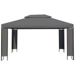 vidaXL Chapiteau Anthracite 300 x 400 cm