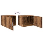 vidaXL Meuble mural Bois ancien 50 x 42 5 x 40 cm Bois d'ingénierie