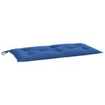 vidaXL Coussins de banc de jardin lot de 2 bleu royal tissu oxford