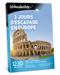 Coffret cadeau - 3 jours d'escapade en Europe
