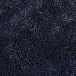 vidaXL Tapis shaggy à poils longs NAVARRA bleu marine 240x240 cm