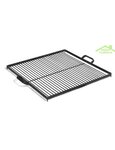 Grille de cuisson carrée pour brasero en acier