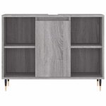 vidaXL Armoire salle de bain sonoma gris 80x33x60 cm bois d'ingénierie