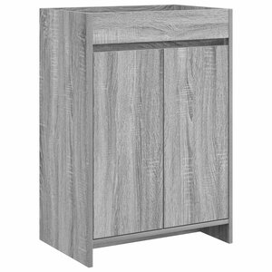 vidaXL Meuble sous lavabo de salle de bain Sonoma gris