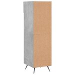 vidaXL Armoire à chaussures gris béton 30x35x105 cm bois d'ingénierie