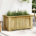vidaXL Jardinière surélevée 100x50x50 cm Bois de pin imprégné