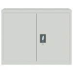 vidaXL Classeur gris clair 90x40x110 cm acier