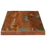vidaXL Dessus de table 60x20x3 8 cm rectangulaire bois massif récupéré