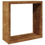 VidaXL Étagère à bois 100x40x100 cm acier résistant aux intempéries