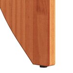 vidaXL Table basse 2 Pièces Brun cire