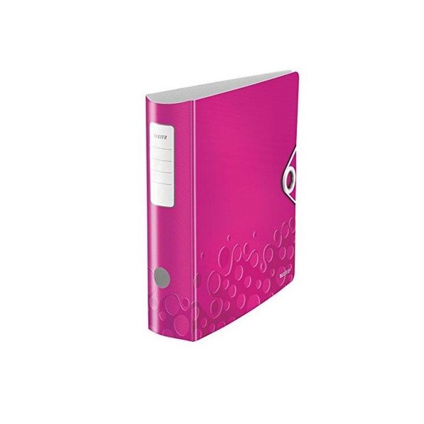 Classeur à levier Active Wow A4 80 mm Rose métallisé LEITZ