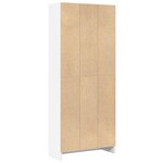 vidaXL Bibliothèque blanc 60x24x143 cm bois d'ingénierie