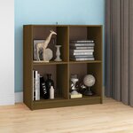 vidaXL Buffet Marron miel 70x33x76 cm Bois massif de pin