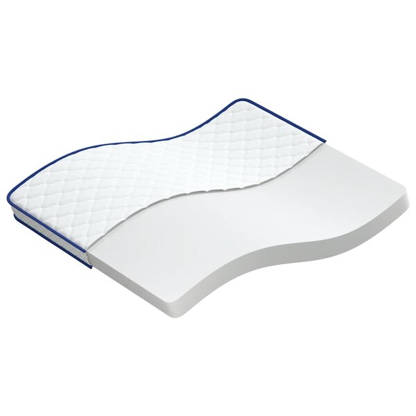 vidaXL Matelas en mousse à mémoire de forme blanc 140x190x17 cm doux