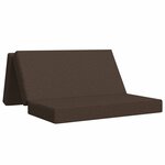vidaXL Canapé-lit pliable 120 x 67 x 45 cm Taupe