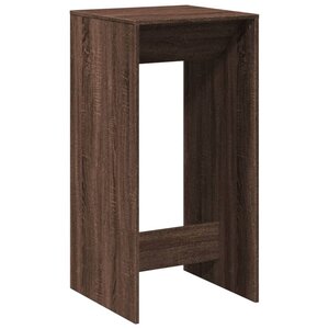 vidaXL Table de bar chêne marron 51x50x103 5 cm bois d'ingénierie