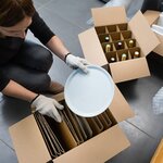 Pack and Move - Lot 255 croisillons de calage avec carton - Pour verres et bouteilles -55 x 30 x 30 cm -Carton renforcé