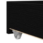 vidaXL Lit de jour Chêne noir Bois d'ingénierie 90 x 190 cm Durable