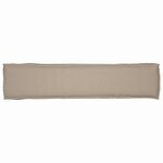 vidaXL Set de coussins de palette 2 Pièces Taupe 180 x 40 x 8 cm