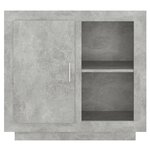 vidaXL Buffet Gris béton 80x40x75 cm