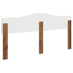 vidaXL Tête de lit Bois Ancien 200 cm Bois d'ingénierie