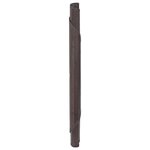 vidaXL Tapis rond marron foncé 60 cm bambou