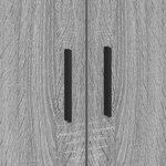 vidaXL Lit de rangement Gris Sonoma 80x200 cm