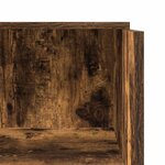 vidaXL Bureau de réception chêne fumé 55x50x103 5 cm bois d'ingénierie