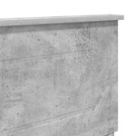 vidaXL Tête de lit Gris béton 120 cm Bois d'ingénierie