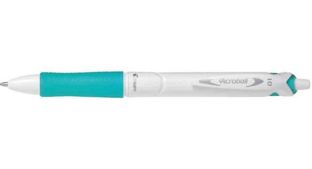 Stylo bille rétractable Grip ACROBALL PURE WHITE 1.0 Trait 0,4 mm Turquoise PILOT