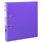 Classeur À Levier Prem'touch Intérieur Et Extérieur En Polypropylène - Dos 50mm - A4 Maxi. - Violine - X 10 - Exacompta