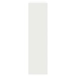 vidaXL Boîte aux lettres blanche 44x22x82 cm en acier