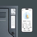 Boîte aux lettres et colis 2-en-1 connectée Boks One (RAL 1015)