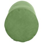 vidaXL Coussins d'accent 2 Pièces Vert clair Ø 15 x 40 cm