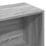 vidaXL Bibliothèque sonoma gris 57x28 5x174 cm bois d'ingénierie