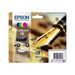 EPSON Multipack T1626 - Stylo Plume - Noir, Cyan, Magenta, Jaune