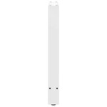 vidaXL Pieds de table à manger Blanc 2 pièces 60 x (72-73) cm Acier
