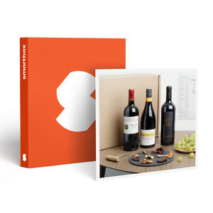 SMARTBOX - Coffret Cadeau Coffret de 3 bouteilles de vin rouge livré à domicile -  Gastronomie