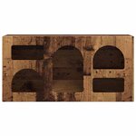 vidaXL Meuble TV Bois ancien 80 x 35 x 40 cm Bois d'ingénierie