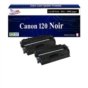 T3AZUR -2x Toners compatibles avec Canon 120 (2617B001) pour Canon IMAGECLASS D1120  D1150  D1170  D1180  D1320  D1350  D1370