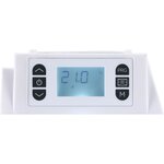 Radiateur électrique 2000w à panneau rayonnant horizontal blanc - thermostat programmable