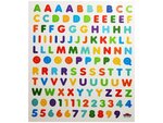 120 Autocollants - Alphabet & Chiffres - Multicolores