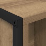 vidaXL Bibliothèque 2 Pièces Chêne artisan 99 5 x 30 x 108 5 cm