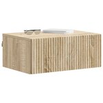 vidaXL Cabinet de chevet mural Chêne Sonoma 49 x 34 5 x 20 cm