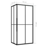 vidaXL Cabine de douche ESG 90x70x180 cm
