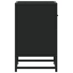 vidaXL Tables de chevet 2 Pièces noir 40x31x50 cm bois d'ingénierie