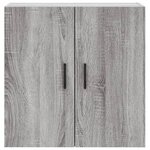 vidaXL Armoire murale sonoma gris 60x31x60 cm bois d'ingénierie