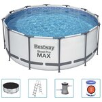 Bestway Ensemble de piscine Steel Pro MAX rond 366x122 cm