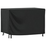 vidaXL Housse de salon de jardin noir 140x70x90 cm imperméable 420D