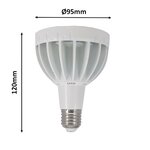 Ampoule e27 led blanche 35w 220v par30 30led - blanc neutre 4000k - 5500k - silamp